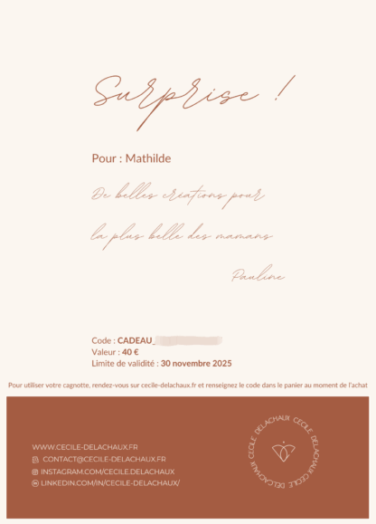Carte cadeau – Image 2