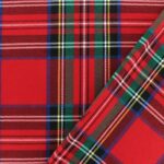 Tartan écossais Roxburgh Rouge