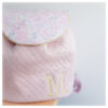 Sac à dos maternelle matelassé (rose) – Image 2