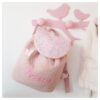 Sac à dos maternelle matelassé (rose) – Image 4