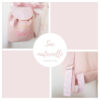 Sac à dos maternelle matelassé (rose) – Image 6