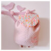 Sac à dos maternelle matelassé (rose) – Image 9