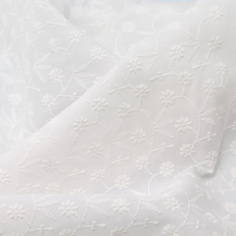 Parure De Lit Bébé Coton Blanc/Rose Emma - Maison Nougatine