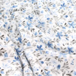 Fleuri aquarelle bleu gris (120x100cm) 0,00 €