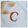 T-shirt enfant broderie mot fleuri “à personnaliser” – Image 13