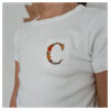 T-shirt enfant broderie mot fleuri “à personnaliser” – Image 7