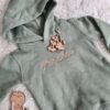 Sweat à capuche bébé coton BIO "à personnaliser”