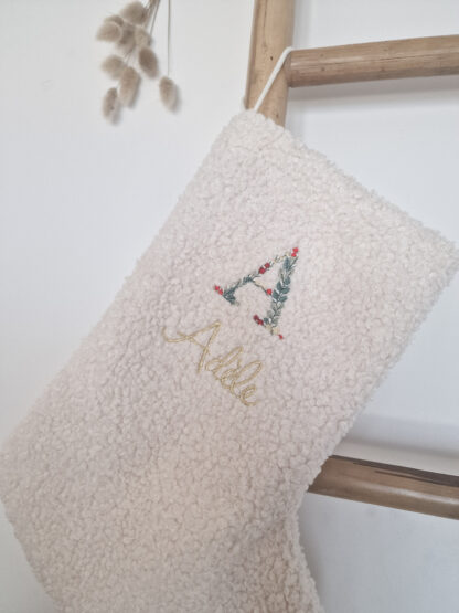 Chaussette de Noël moumoute "à personnaliser" – Image 9