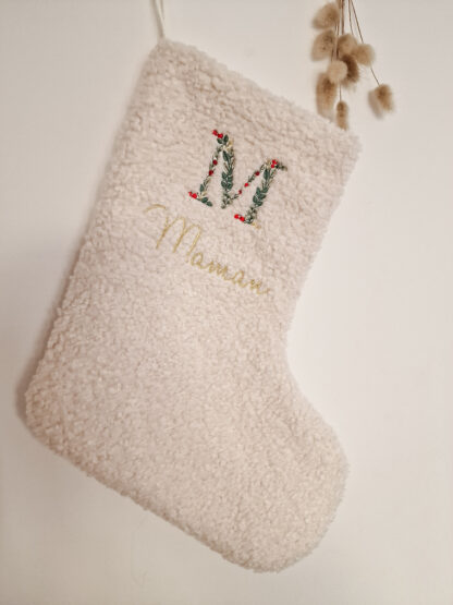 Chaussette de Noël moumoute "à personnaliser" – Image 13