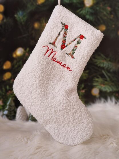 Chaussette de Noël moumoute "à personnaliser" – Image 2