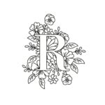 Monogramme fleuri