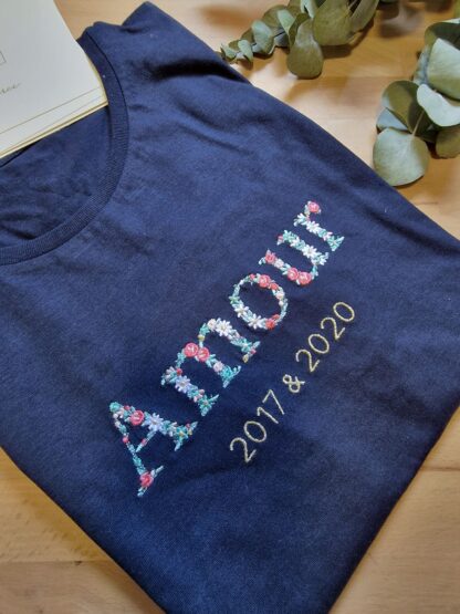 T-shirt adulte AMOUR “à personnaliser" – Image 6