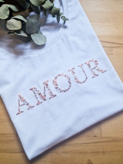 T-shirt adulte AMOUR “à personnaliser" – Image 8