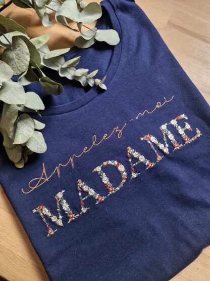 T-shirt adulte MADAME “à personnaliser" – Image 2