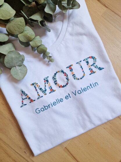 T-shirt adulte AMOUR “à personnaliser" – Image 5