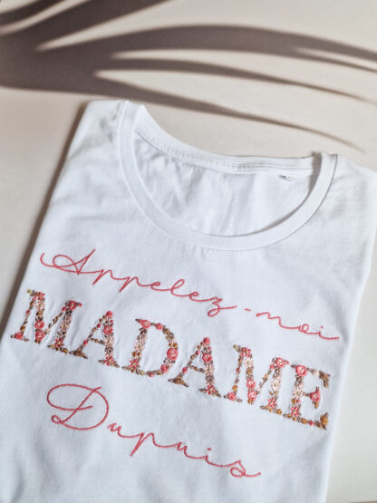 T-shirt adulte MADAME “à personnaliser" – Image 4