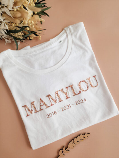 T-shirt adulte MAMIE / PAPI “à personnaliser" – Image 9