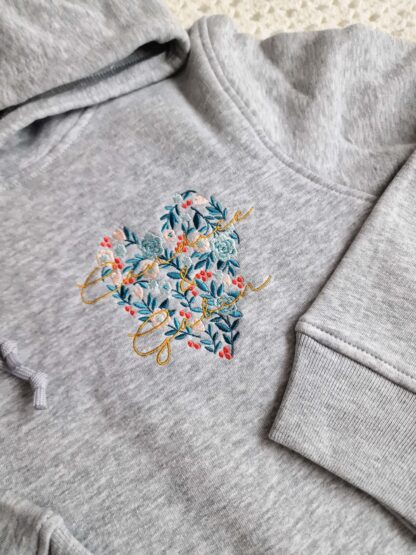 Sweat adulte COEUR FLEURI “à personnaliser" – Image 11