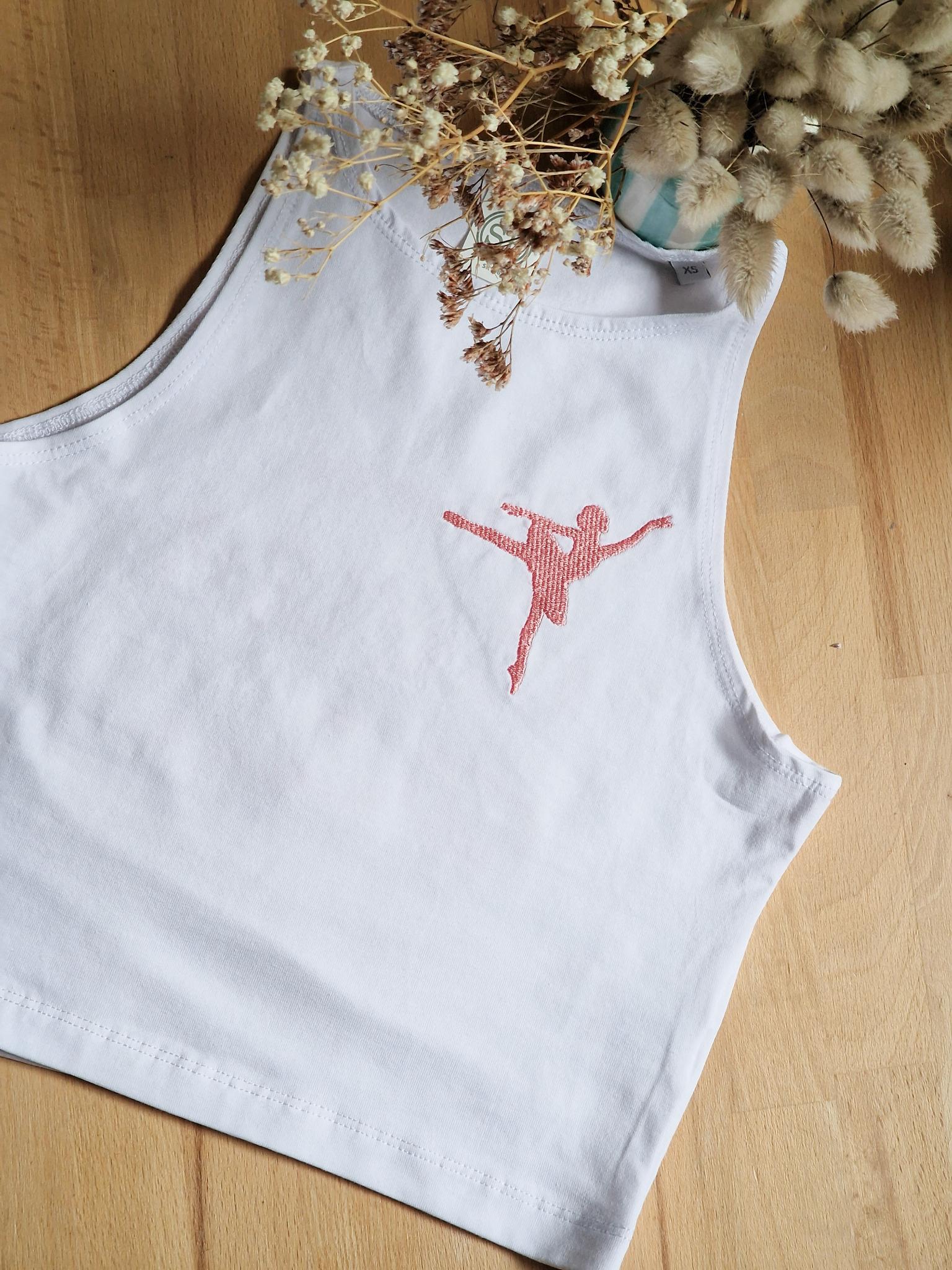 T-SHIRT sans manches ADULTES / ADOS CROP Top Danse – Image 6