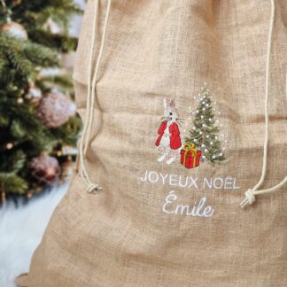 Hotte et pochon "Pierre lapin"